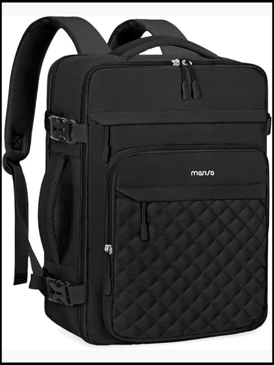 Quilted Laptop Backpack with USB Port Packing Cubes College Work Travel main image 3